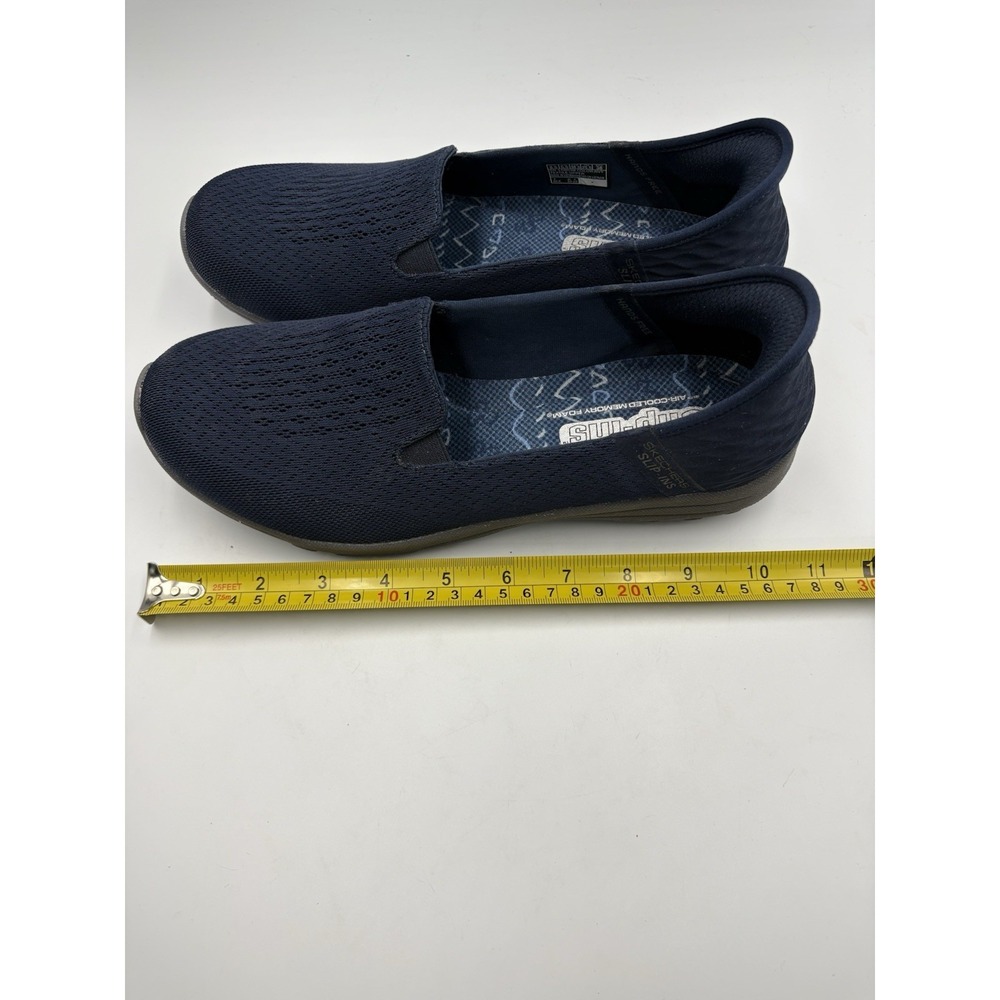 SKECHERS Hands Free Slip-ins Women's Navy Slip-On Casual Memory Foam 8.5 - Picture 6 of 10